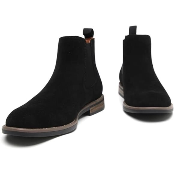 Men\'s Chelsea Boots Casual Classic Comfy Slip-On Suede Chukka Mens Ankle Boots main image 4